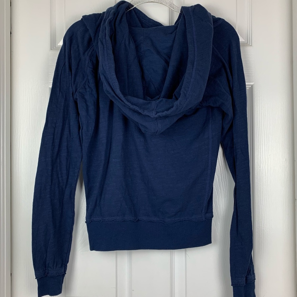 Peace Love World Cowl Hooded Pullover - Picture 4 of 5